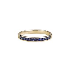 Margo ring in 18K gold vermeil set with ~0. 6 carats Blue sapphire. (13 of 2mm round) Ring dimensions: 3. 1mm width x 1. 7mm thick Options available to make the ring in 9K, 14K and 18K gold, and additional sizes please contact Juvetti. International ring size conversion below. Our precious jewellery is designed to preserve its original brilliance over time. There are a few precautions to make sure to keep your jewellery in the best condition.  Your jewellery should be cleaned regularly using cle Forever Jewelry, Gold Ring Sets, Jewelry Ring Box, Men's Jewelry Rings, Round Rings, White Gold Ring, Precious Jewelry, Watch Necklace, Womens Jewelry Rings