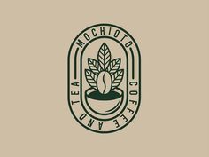 the logo for an organic coffee company