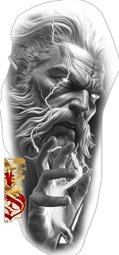 Snow Tattoo, Zeus God, Zeus Tattoo, Last Kingdom, Greek Mythology Tattoos, Japanese Dragon Tattoos, Angel Wings Tattoo, Norse Tattoo, Mythology Tattoos