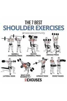 the 7 best shoulder exercises for your shoulders and chest workouts are easy to do