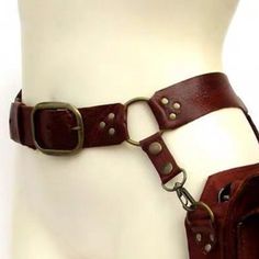 Medieval Waist Belt Drop Leg Bag Thigh Steampunk Waist Pack PU Leather Fanny Bag Motorcycle Thigh Steampunk Medieval, Medieval Steampunk, Knight Cosplay, Victorian Cosplay, Thigh Bag, Motorcycle Chaps, Motorcycle Sunglasses, Motorcycle Rides, Biker Bracelet