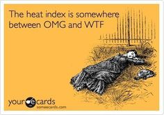 the heat index is somewhere between omg and wf - your cards are online