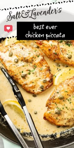 the best ever chicken piccata recipe with lemons and capers