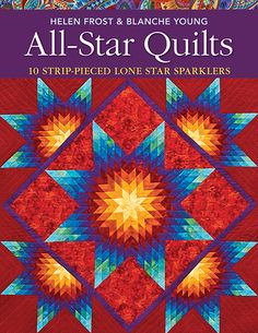 the book cover for all - star quilts