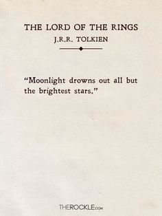 the lord of the rings by j r r tolkin is shown in black and white