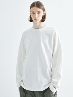 Editor's NotesMINIMAL PROJECT's t-shirt features oversized fit and pigment washed fabric.- Round neck t-shirt- Long sleeves- Oversized fit with dropped shoulder- Natural fit- Dropped shoulder lineMeasurements (inch)M / L / XL- Shoulder: 20.47 in. / 21.25 in. / 22.04 in.- Chest: 21.25 in./ 22.04 in./ 22.83 in.- Sleeve: 23.22 in./ 23.62 in./ 24.01 in.- Hem: 20.47 in./ 21.25 in./ 22.04 in.- Length: 27.16 in./ 28.34 in./ 29.52 in.Composition & Care- 100% Cotton- Wash separately in cold water- Dr Washed Long Sleeve Relaxed Fit T-shirt, Boxy Fit Washed Cotton Top, Boxy Fit Cotton Washed Top, Relaxed Long Sleeve Cotton T-shirt, Relaxed Acid Wash Cotton Tops, Oversized Acid Wash Cotton Tops, Relaxed Cotton Acid Wash Tops, Soft-washed Cotton Top With Drop Shoulder, Soft-washed Cotton Drop Shoulder Top