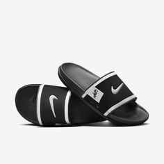 Rep the Chicago White Sox all the way down to your feet in these Offcourt slides. A cushioned synthetic leather strap features your team's logo, while an innovative foam midsole makes this slide so comfy, you’ll never want to take it off. Nike Sandals, White Sock, Way Down, Chicago White Sox, Synthetic Leather, Team Logo, Leather Straps, Slides, Shoes Sandals