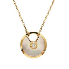 Cartier Amulette De Cartier 18k Yellow Gold New In A Cartier Box. The Famous Kelly Clarkson Wore It Cartier Amulette, Jewelry Cartier, Cartier Jewelry, Kelly Clarkson, Box Color, Cartier, Womens Jewelry Necklace, Jewelry Necklaces, Yellow Gold