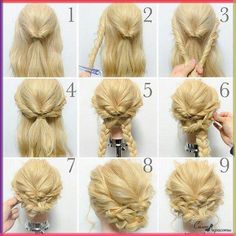 Sanggul Modern, Box Braid, Braided Hairstyles Updo, Penteado Cabelo Curto, Braid Hairstyles, Braided Updo, Hair Dos, Hair Updos