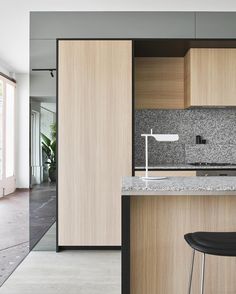 @flackstudio Zen Kitchen, Flack Studio, Cocina Ideas, Oak Mirror, Kitchen Styles, Chinese Interior, Kitchen Upgrades, Kitchen Dinning, Granite Kitchen