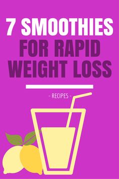 7 Awesome Smoothie Recipes For Rapid Weight Loss #weightloss #diet http://www.youtube.com/watch?v=cJFLaMG7Aak Fruit Detox, Diet Vegetarian, Healthy Smoothie, Diet Keto, Protein Smoothie, Detox Smoothie, Detox Drinks, Smoothie Diet