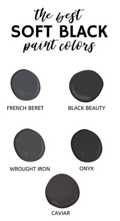 the best black paint colors for your home and how to use them in different rooms