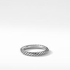 Sterling silver • Ring, 3mm wide • Smooth interior Contact us for availability if size is out of stock. Yurman Necklace, David Yurman Ring, Stack Ring, Bridal Engagement Rings, Rose Engagement Ring, Sterling Silver Mens, Thumb Rings, Rose Gold Engagement Ring, Gold Engagement Rings