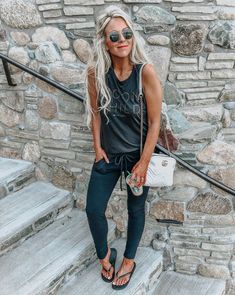 Blue Denim Jeans Outfit, Amazing Saturday, Gray Tank Top, Slouchy Tee, Best Outfits, Gray Tank, Cozy Outfit, Mode Inspo