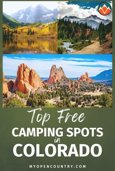 the top free camping spots in colorado