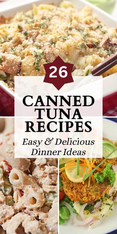 the top 20 canned tuna recipes that are easy and delicious