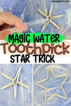 toothpick star craft for kids to make