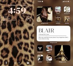 an image of a cell phone screen with the number 549 on it and pictures of animals