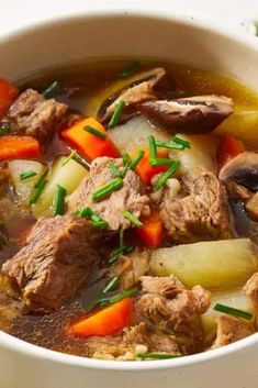 Pioneer Woman Prime Rib Soup Beef Ribs Soup, Prime Rib Soup Leftover, Prime Rib Soup Recipe, Pioneer Woman Prime Rib, Rib Soup Recipe, Prime Rib Soup, Rib Soup, Pioneer Woman Chicken, Leftover Prime Rib