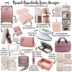 Travel accessories Luggage Essentials, Travel Necessities, Travel Essentials List