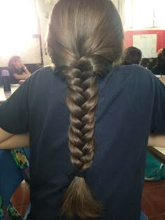 Wide Braid Hairstyles, Big Fishtail Braid, Double Fishtail Braid, Hairstyle Ideas Easy, Fishtail Braid Hairstyles, Braided Hairstyle, Fishtail Braid, Easy Hairstyle