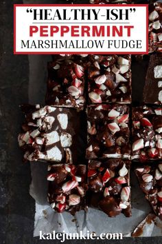 "Healthy-ish" peppermint marshmallow fudge has all the flavors you love about the holidays, with the added protein from collagen. Give this quick and easy peppermint marshmallow fudge a try! It’s practically foolproof, bursting with peppermint flavor, and the marshmallows add an irresistible touch.