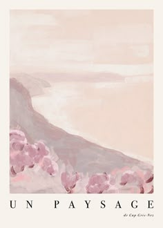 French Landscape No3 Print Desenio Posters, Illustration Rose, French Landscape, Printable Wall Collage, Cute Posters, Posters For My Room, Gold Poster, Gallery Wall Inspiration, Water Printing