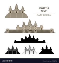 angkor wat cambodia, an ancient building in the philippines with many towers