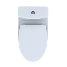 a white toilet bowl with the lid up