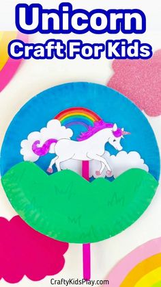 unicorn craft Unicorn Puppet Craft, Unicorn Paper Craft, How To Make Unicorn Horn From Paper, Unicorn Hand Puppet, Build A Unicorn Printable, Unicorn Paper Plate, Unicorn Puppet, Craft Unicorn, Unicorn Paper Plates