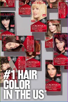 Revlon ColorSilk™ is the #1 hair color in the US.* Get 100% gray coverage   radiant, salon-quality color right at home. Leaves hair in better condition than before. Ammonia-free.** Keratin-infused. *Revlon Consumer Products Corporation’s calculation based in part on data reported by Circana, LLC, through its OmniMarket Service of Total US Multi-Outlet for Women’s Hair Coloring Category for the 52-week period ending 3-24-2024 using Revlon’s custom definitions.**Formulated without adding Ammonia Daytime Smokey Eye, Blush Application, Mui Mui, Wedding Makeup Tutorial, Date Night Makeup, Bridal Eye Makeup, Smokey Eyeshadow, Smokey Eye Tutorial