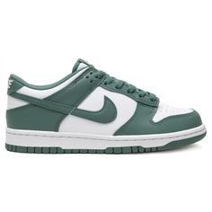 Grade School Nike Dunk Low BG White/Bicoastal Size: 6.5.  Gender: unisex.  Age Group: kids. Green Casual Sports Sneakers, Nike Shoes For Boys, Nike Kids Shoes, Nike Sneakers Mens, Boys Running Shoes, Nike Free Run 2, Nike Air Max Excee, Blue Jordans, Nike Basketball Shoes