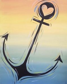 an anchor painted on the side of a facebook page