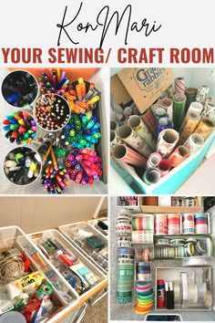 craft room organization ideas for kids and adults