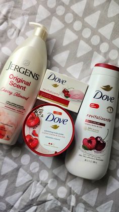 Cherry Scent Combo, Cherry Body Care, Body Care Essentials, Bath And Body Works Perfume