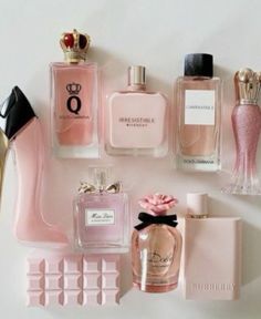 #perfume #girlhood #pink #viral #fyp #foryou Best Pink Perfume, Aesthetic Perfume Collection, Girl Perfume Collection, Pink Perfume Collection, Cute Perfumes, Pink Perfume Aesthetic, Pink Parfum, Pink Perfumes, Perfume Collection Aesthetic