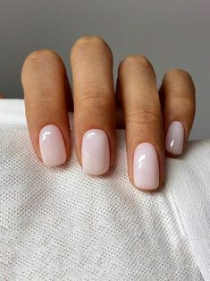 Free Returns ✓ Free Shipping✓. 24pcs Short Square Solid Color False Nails, Grey & White Simple Style, With 1pc File And 1pc Jelly Gel Press On Nails Nail Supplies- Press On False Nails at SHEIN. French Curve, Short Fake Nails, Easy Nails, Short Square Nails, Nail Type, French Nail, Nail Forms, Neutral Nails, Nailed It