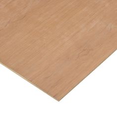 an unfinished plywood board is shown on a white background