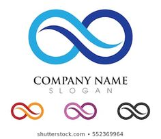 an abstract logo with the letter o in it's center and two different colors