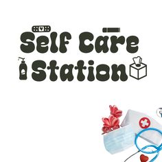 Self Care Station, Decal for School Nurse Office, School Health Aide clinic – The Artsy Spot High School Nurse Office Decorations, Self Care Station, School Nurse Decorations, Director Of Nursing, Nurse Office Decor, School Nurse Office Decorations, School Nurse Office, School Health, Office Bathroom