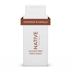 Native Natural Body Wash, Coconut & Vanilla, Sulfate Free, Paraben Free, 18 oz - Walmart.com Native Body Wash, Sulfate Free Body Wash, Coconut Body Wash, Vanilla Body Wash, Natural Body Wash, Tropical Scent, Face Hydration, Body Care Routine, Sulfate Free