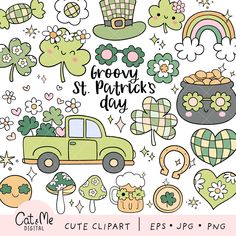 the st patrick's day clipart set