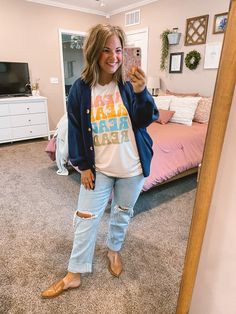 Friday Fashion Favs — Simply Small Town Teacher Outfits Graphic Tee, Maternity Teacher Outfits Summer, Cute Fall Teacher Shirts, Cute Teacher Shirts Comfy, Teacher Outfits Cardigan, September Halloween, Lauren Daigle Concert, Casual Teacher Outfits