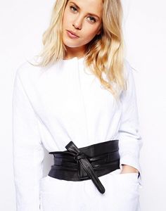 ASOS Leather Obi Waist Belt Obi Belt Outfit, Seat Belts, Mode Online, Work Wardrobe, Who What Wear, Latest Fashion Clothes, Waist Belt