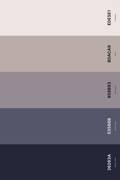 the color palette is shown in shades of gray, grey and white with black text