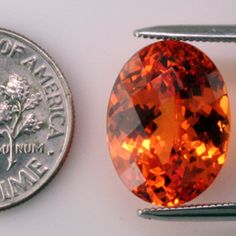 Spessartine Oval size Spessartite Garnet, Warm Autumn, Gems And Minerals, Geology