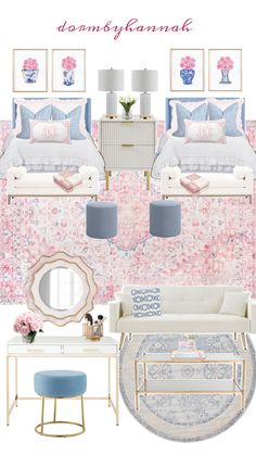 coastal/preppy dorm inspo Luxury Dorm Room, Pretty Dorm Room, Dorm Room Styles, Freshman Dorm, Coastal Preppy, Dorm Inspiration