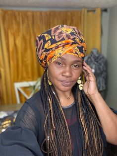 Handmade pre-tied turban head wrap, these beauties are a get up and go gear.. no fuss just put on like a hat, with comfortable elastic at the back for a snug fit.. must have Fulani Earrings, Africa Earrings, Wrap Turban, African Colors, Bone Earrings, Pre Wrap, Turban Headwrap, Mud Cloth, Mermaid Dress