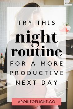 Night Routine for a Productive Day | Make these easy habits part of your nighttime routine to make your day more productive and reach your goals! #habits #goals #routine #nightroutine Teacher Productivity, Habit App, Life Organisation, Relax Night, Goals Habits, Habits To Improve Your Life, Evening Routines, Better Organization