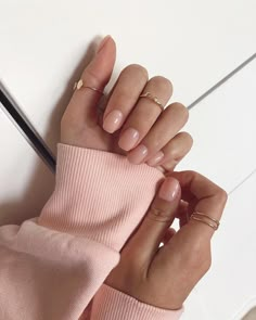 Easy Nails, Smink Inspiration, Rose Nails, Pastel Nails, Nailed It, Minimalist Nails, Manicure E Pedicure, Perfect Nails